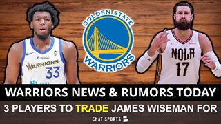 Trade James Wiseman For Jonas Valanciunas, Christian Wood Or Myles Turner? Warriors Rumors