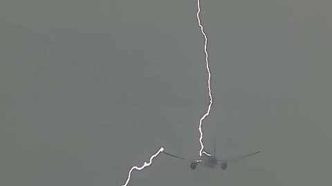 Plane Struck by Lightning