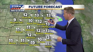 Breezy and comfortable Thursday