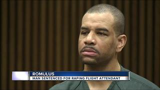 Metro Detroit man sentenced to 35 years for raping flight attendant