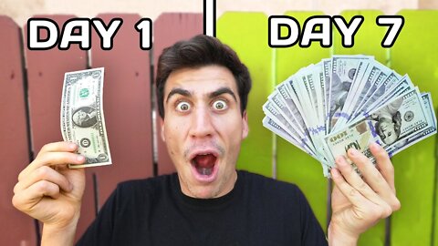 I tried to turn $1 into $10,000 in 7 Days