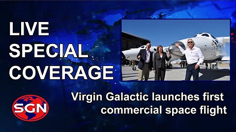 LIVE: Virgin Galactic launches first commercial space flight