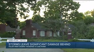 Storms leave behind significant damage