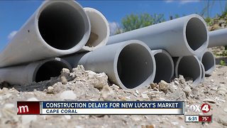 Construction delays for new Lucky's Market