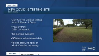 Yawkey Park testing site opens