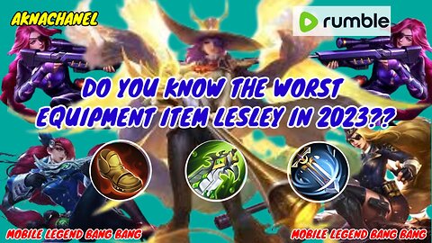 DO TOU KNOW THE WORST EQUIPMENT ITEM LESLEY IN 2023