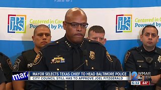 Mayor Selects Texas Chief as Baltimore's next Police Commissioner