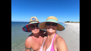 Boating all day from Boca Grande Railroad Sand Bar up the ICW to Stump Pass
