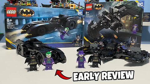 LEGO Batman Batmobile AND Batwing EARLY Review | 2023 LEGO DC Sets Review