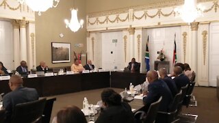 SOUTH AFRICA - Cape Town - President's CEO Meeting (Video) (HFj)