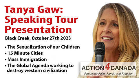 Tanya on Tour - Vancouver Island, Black Creek, BC, Oct 27, 2023 Action4Canada