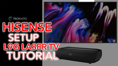 Hisense L9G Laser TV ALR screen setup and Laser TV setup