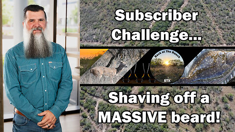 Youtube Subscriber Challenge - Shaving off a Massive Beard