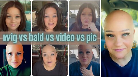 Candid Convo about Wigs vs Bald vs Pictures vs Video