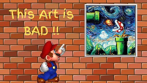 Mario Bros , "This Art is Bad"