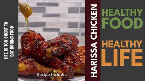 🔥🍗 "Savour the Heat: Irresistible Honey Harissa Chicken Adventure! 🍽️✨"