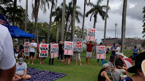 FREEDOM march at Bundaberg on Saturday 27-11-21.