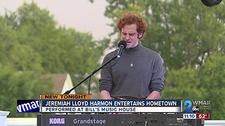 Jeremiah Lloyd Harmon entertains hometown