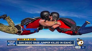 San Diego BASE jumper killed in Idaho jump