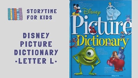 🐞 Letter L 🦁 Disney Picture Dictionary @storytimeforkids123