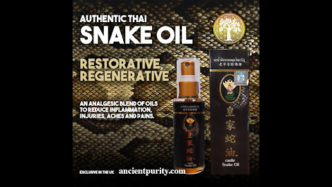Snake Oil - Powerful Natural Anti-inflammtatory / Topical Pain Killer