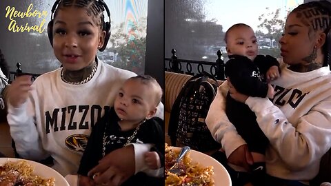 Chrisean Rock Takes Junior To The Cheesecake Factory For Mashed Potatoes! 👶🏽