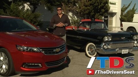 2015 Chevy Impala meets the 1958 Chevrolet Impala Convertible