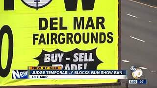 Del Mar gun shows can continue for now, U.S. district court judge rules