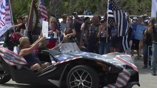 'Back the Blue' rally held in Palm City