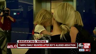 Tampa child allegedly abducted by father & taken to Lebanon returning home