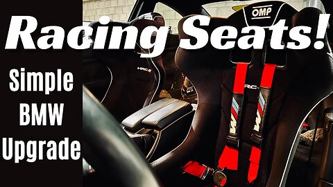 Upgrade BMW M3: OMP Seats + Macht Schnell Mounts