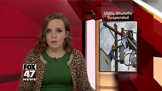 Utility shutoffs suspended