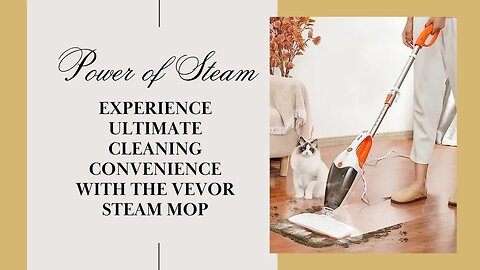 Experience Ultimate Cleaning Convenience with the Vevor Steam Mop