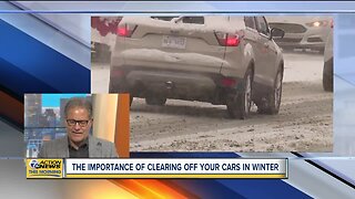 Legal consequences of not clearing snow off your vehicle