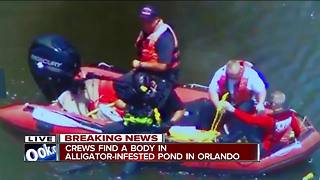 Body found in alligator-infested pond