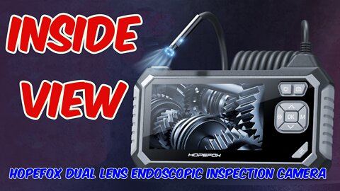 HOPEFOX Dual Lens Endoscope Inspection Camera