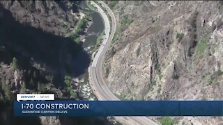 Expect delays in Glenwood Canyon this summer