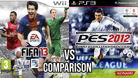 FIFA 13 Nintendo Wii Vs PES 2012 PS3