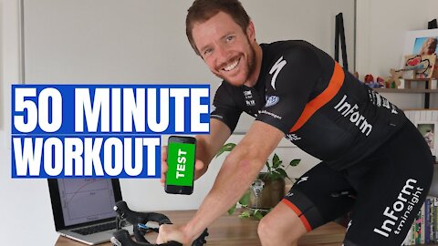 How to Test Your Cycling Base Fitness (50 Minute Indoor Workout)
