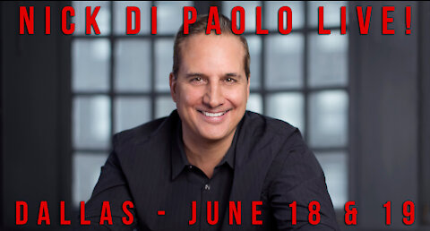 DALLAS! THIS WEEKEND! Come See Nick Di Paolo Perform Live!