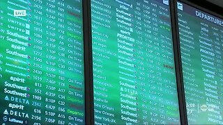 Handful of delayed flights ahead of holiday rush