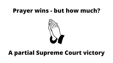 Prayer wins – but how much?