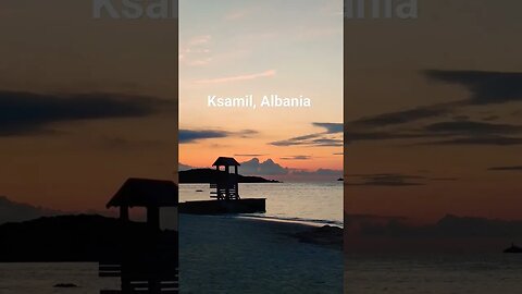 One of Albania's Gems | Ksamil During Sunset 🇦🇱 #albania #ksamil #travel