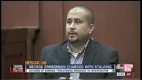 George Zimmerman charged with stalking private investigator