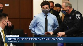 Kyle Rittenhouse released from custody on $2 million cash bond