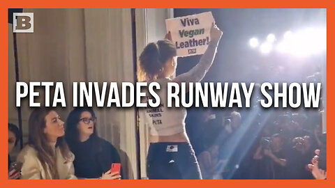 "Viva Vegan Leather!" PETA Protesters Ambush Victoria Beckham's Paris Runway Show