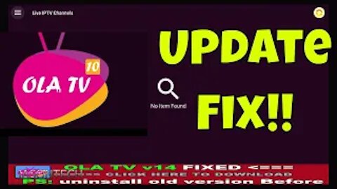 How To Update Your Ola TV On Your Fire Stick TV - 👉 Fixed 👈