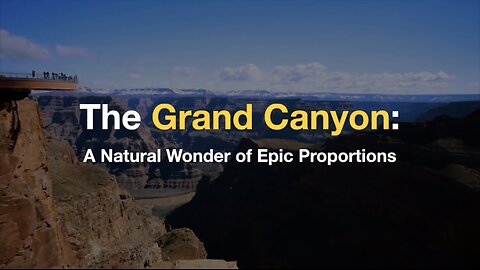 The Grand Canyon: A Natural Wonder of Epic Proportions | Stufftodo.us