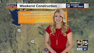 Weekend construction closes three sections of the Valley