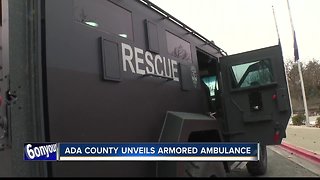 Ada County Paramedics unveils armored ambulance